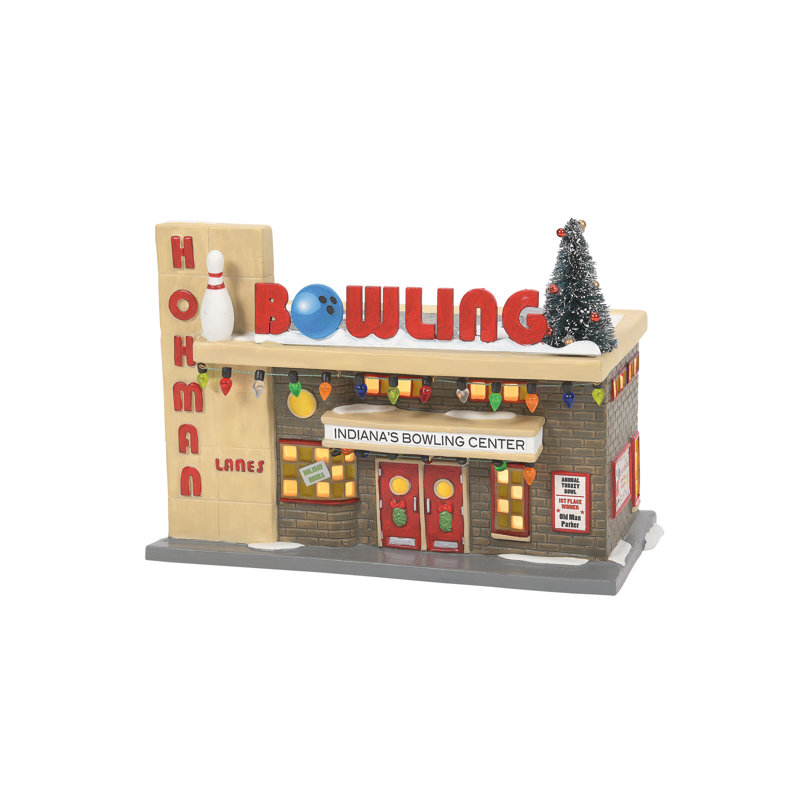 Dept 56 Hohman outlet Lanes Bowling Christmas Story